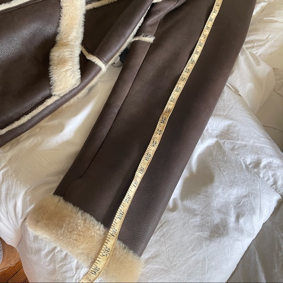 Authentic Shearling Mens Coat XL - Picture 7 of 16